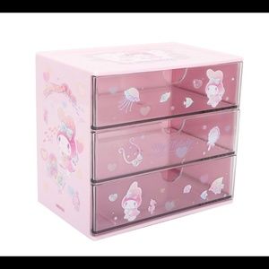 Sanrio My Melody Acrylic Drawers ❤︎ makeup/office organization